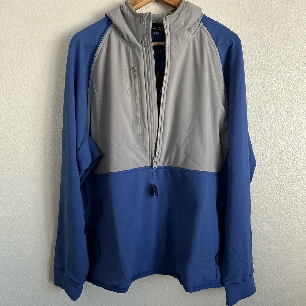 Golf Hoodie Polo Ralph Lauren RLX Athletic Knit Sport PWing Riviera Men Size XL - Picture 4 of 8